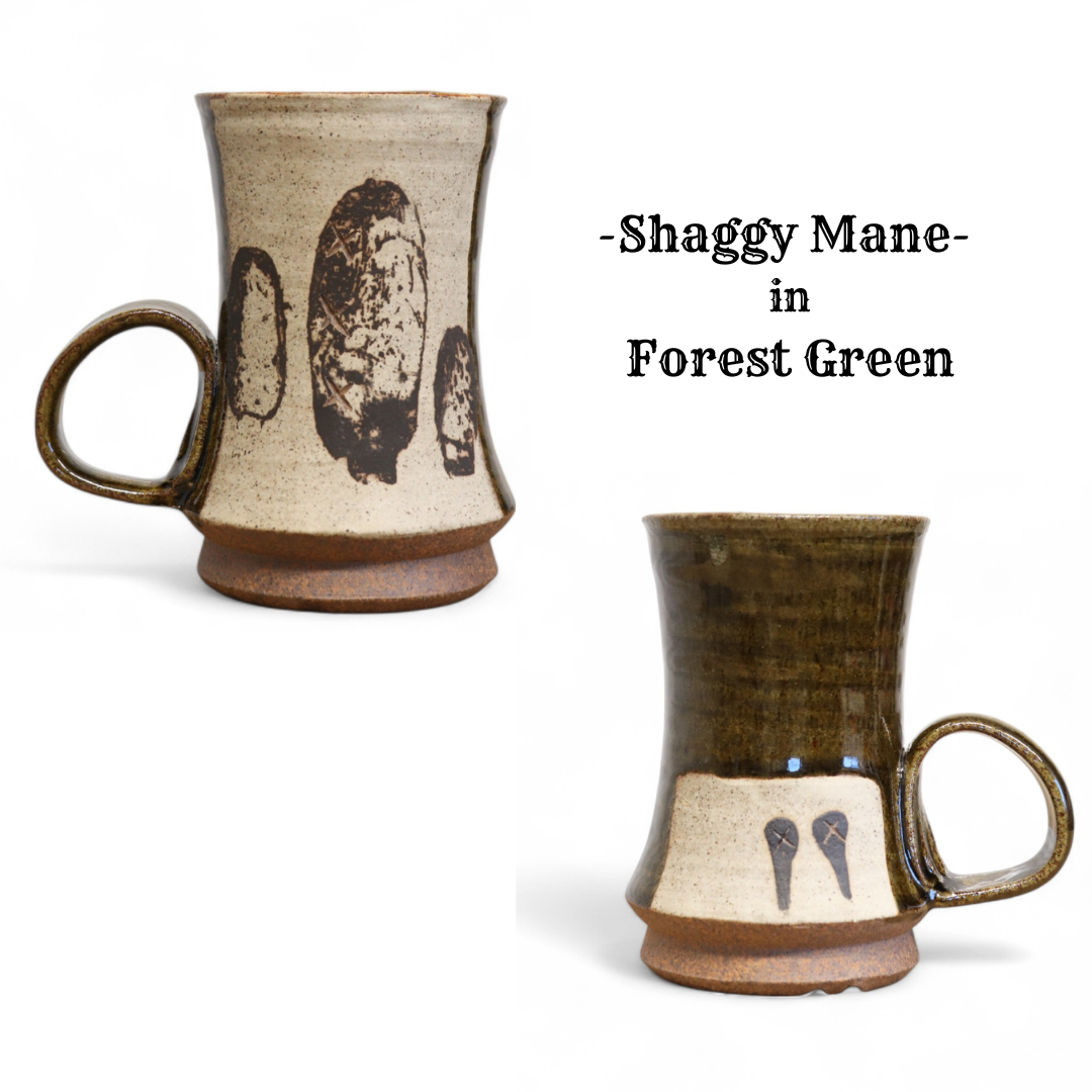 Narrow Mushroom/Floral Mug **Presale**