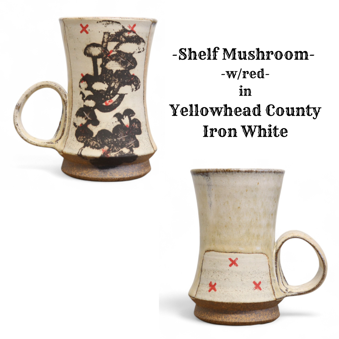 Narrow Mushroom/Floral Mug **Presale**