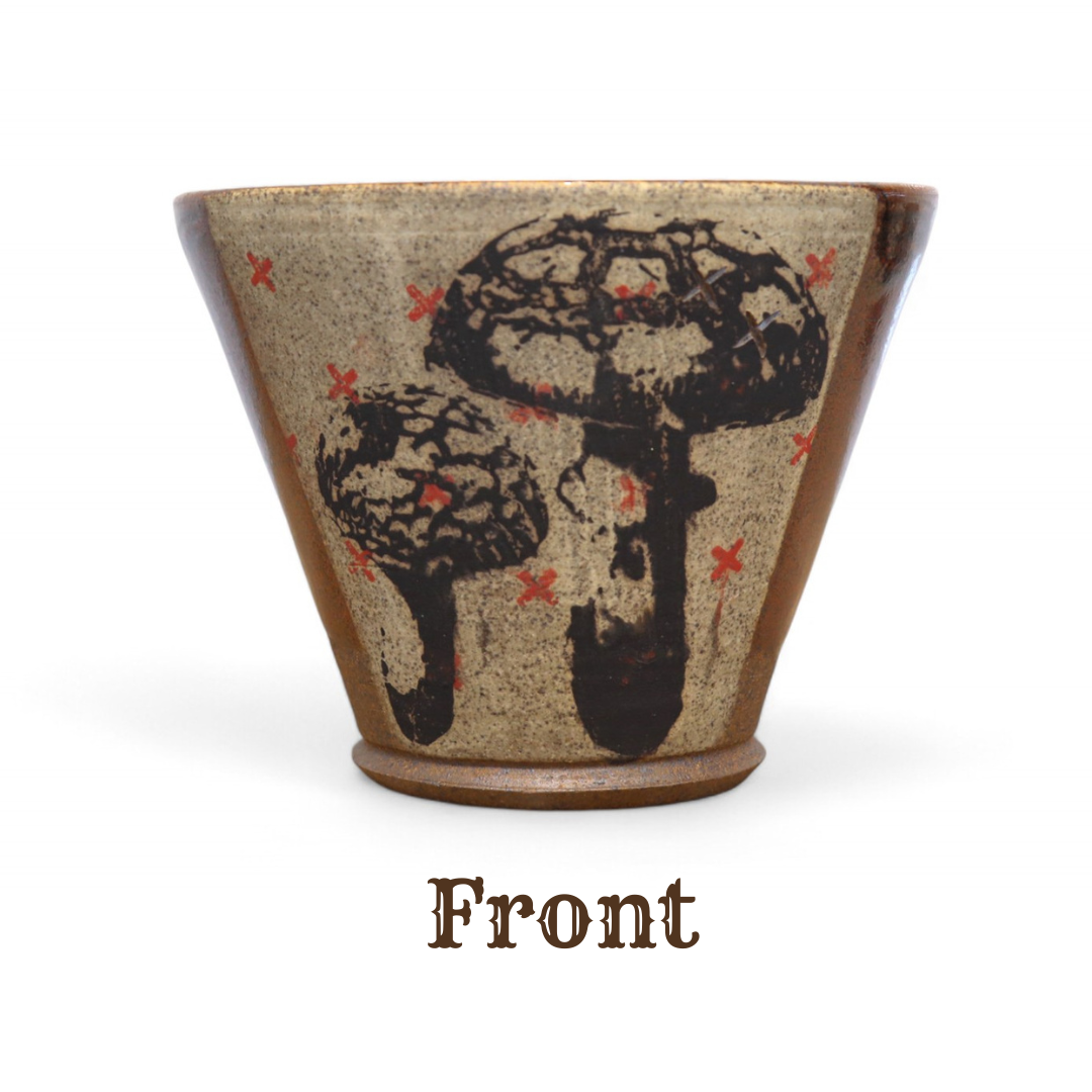 Wholesale Ramen Bowl (Large) Mushroom/Floral
