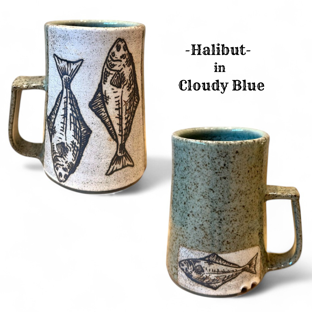 Wholesale Wide Base Fish Mug