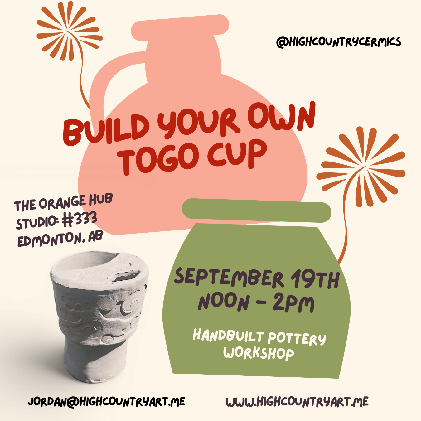 Build Your Own Togo Cup - Edmonton - Sept.19th / Noon-2pm