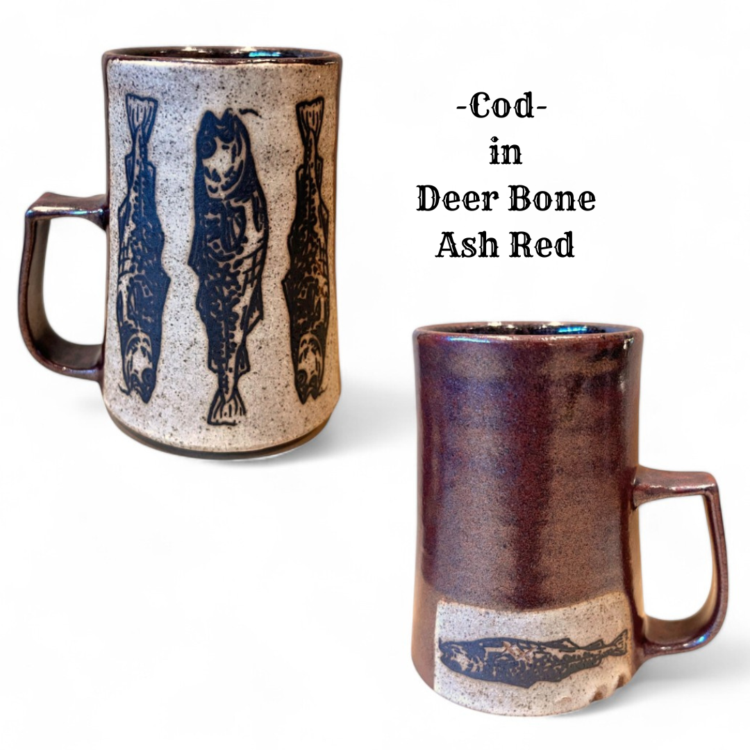 Wholesale Wide Base Fish Mug
