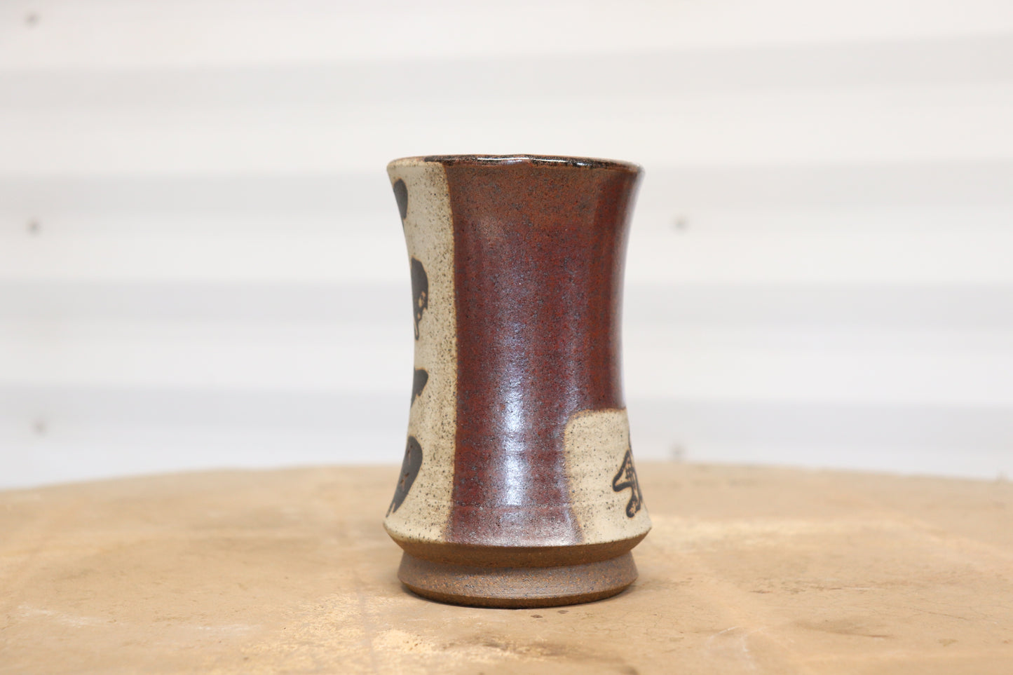 Coyote Vertebrae Mug - Deer Bone Ash Glaze
