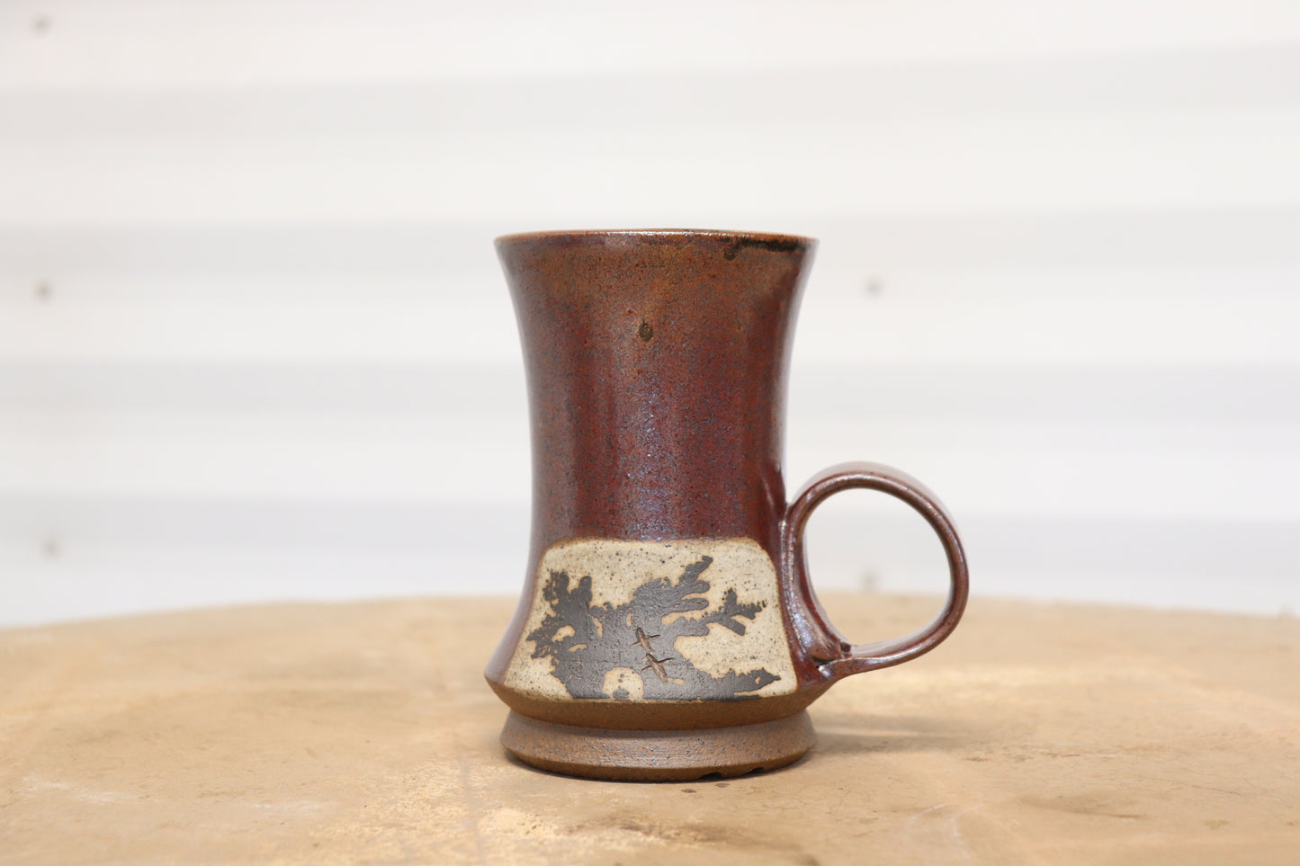 Halibut Mug - Deer Bone Ash Glaze
