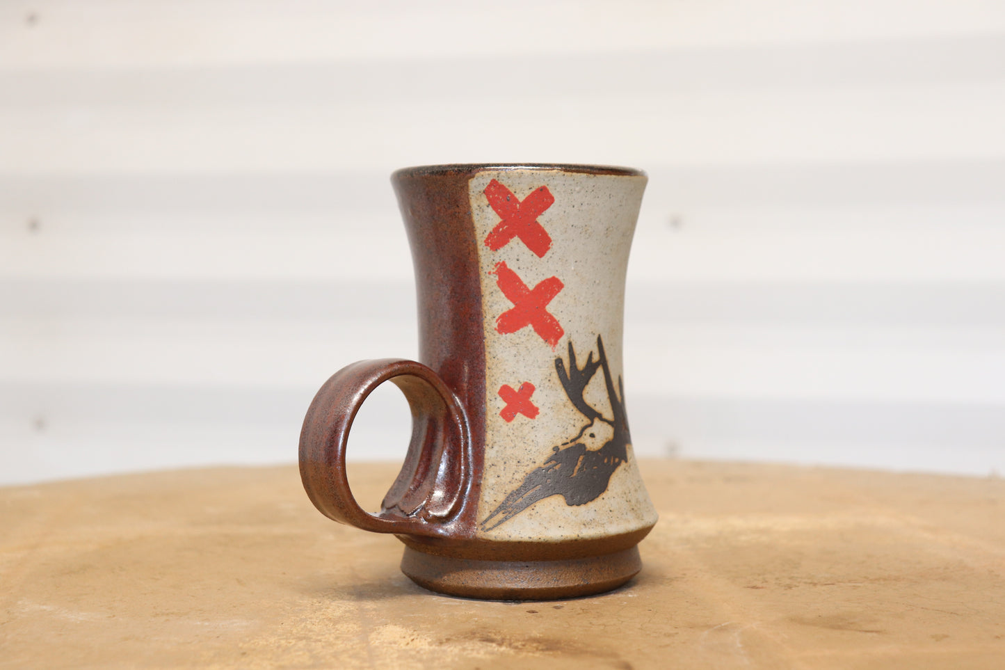 Moose Skull Mug - Deer Bone Ash