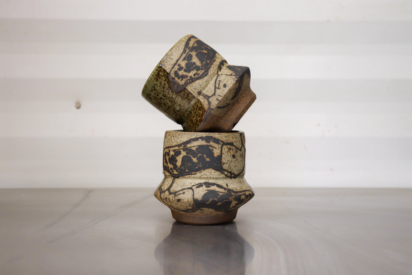 Short Wine Tumbler - Banana Slug