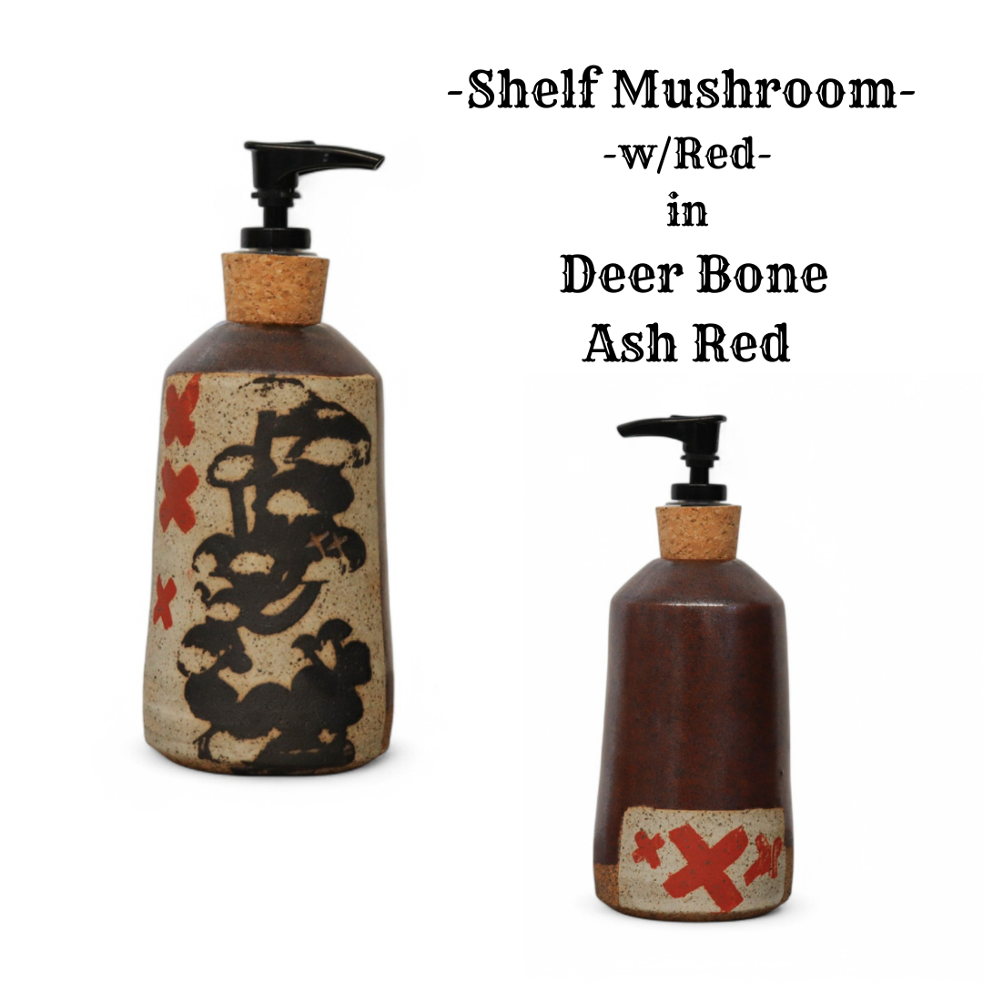 Soap Dispenser - Mushroom/Floral **Presale**