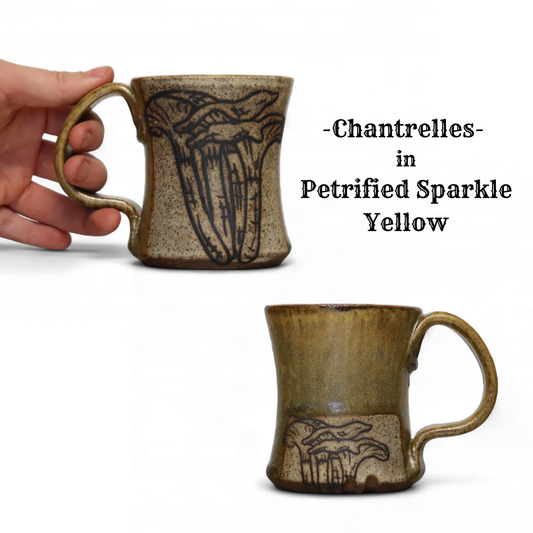 Diner Style Mug - Mushroom/Floral - Presale