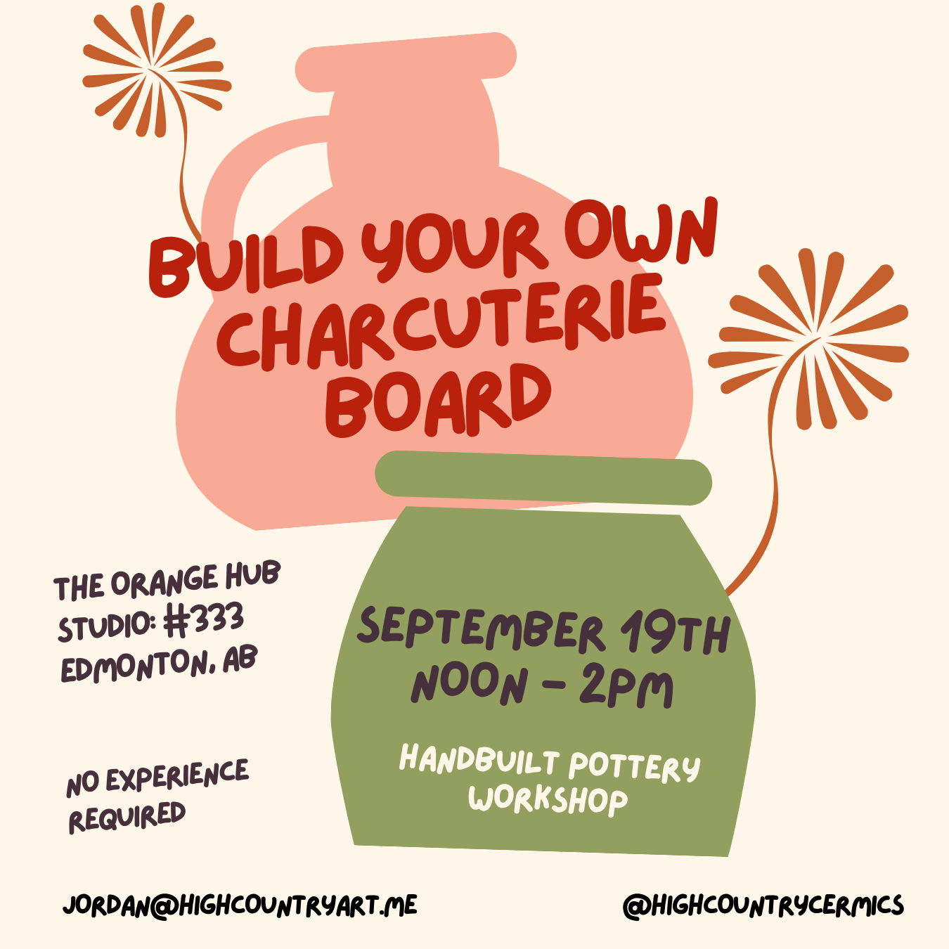 Build Your Own Charcuterie Board - Edmonton - Sept.19th / Noon-2pm
