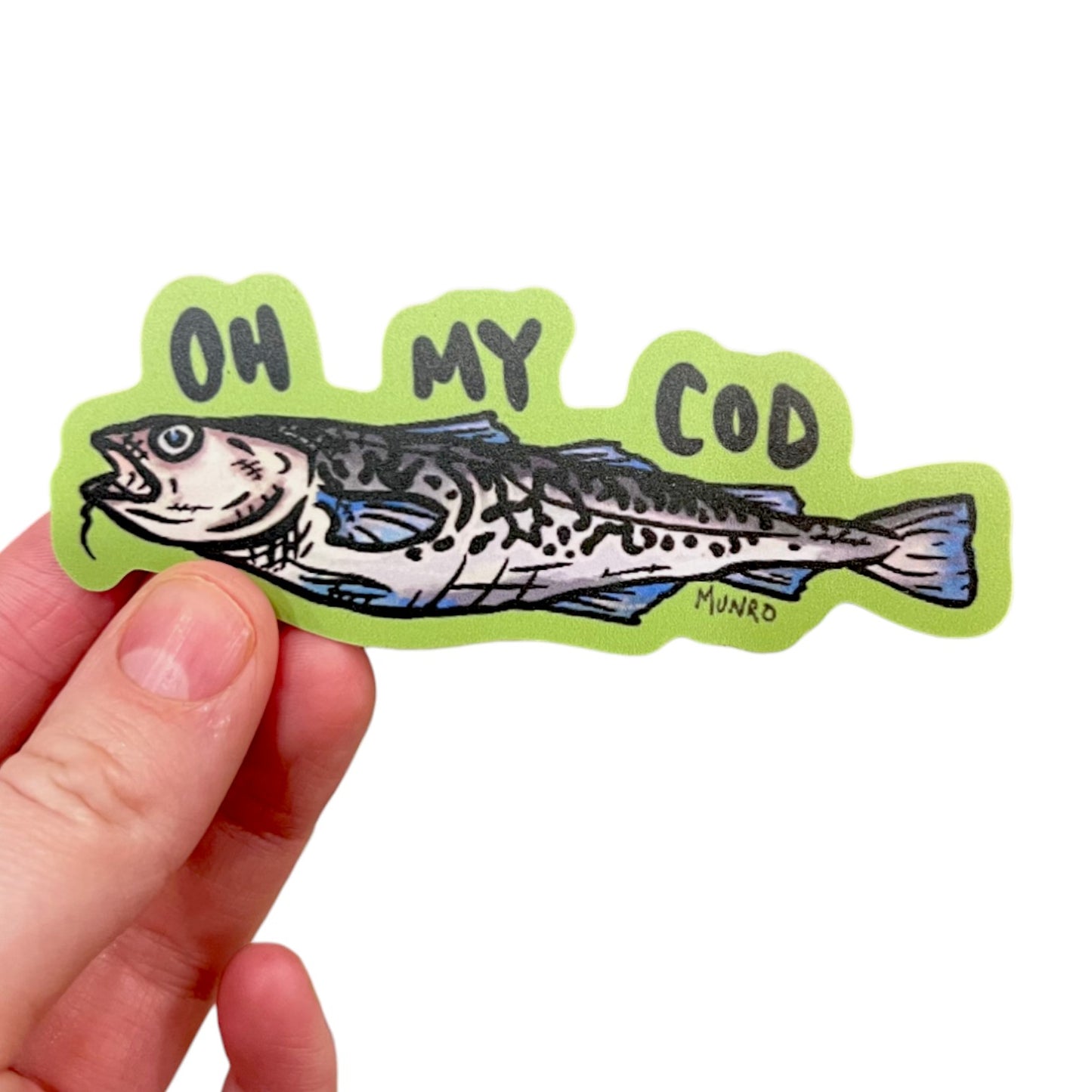 'Oh My Cod' Sticker