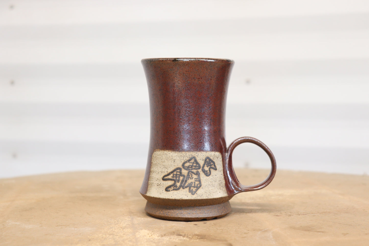 Coyote Vertebrae Mug - Deer Bone Ash Glaze
