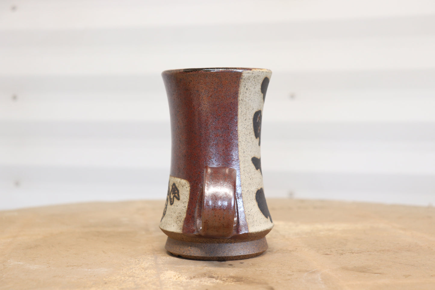 Coyote Vertebrae Mug - Deer Bone Ash Glaze