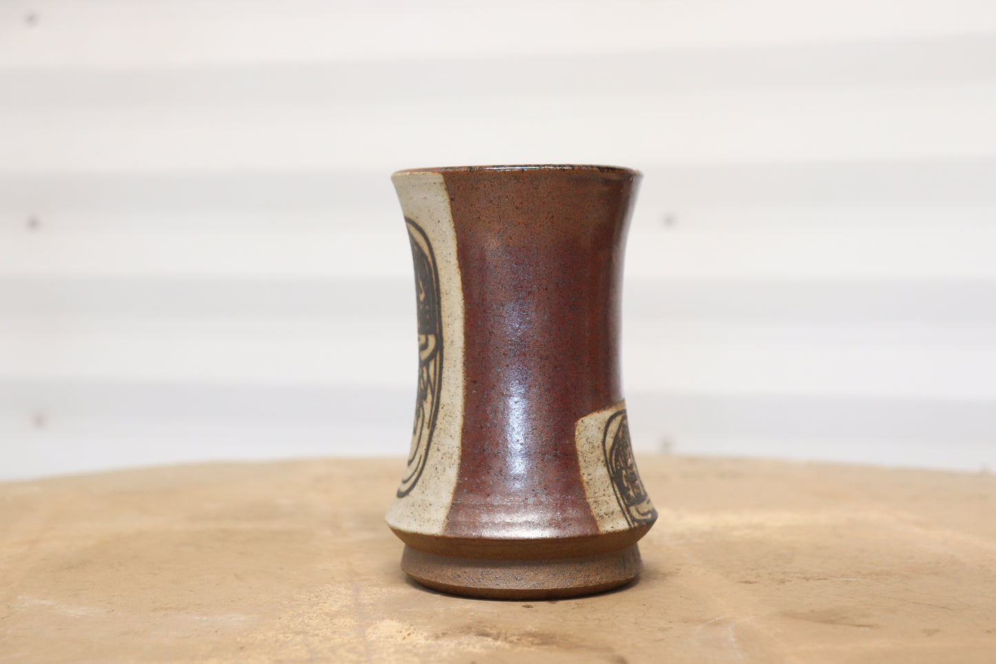 Tinned Fish Mug - Deer Bone Ash Glaze