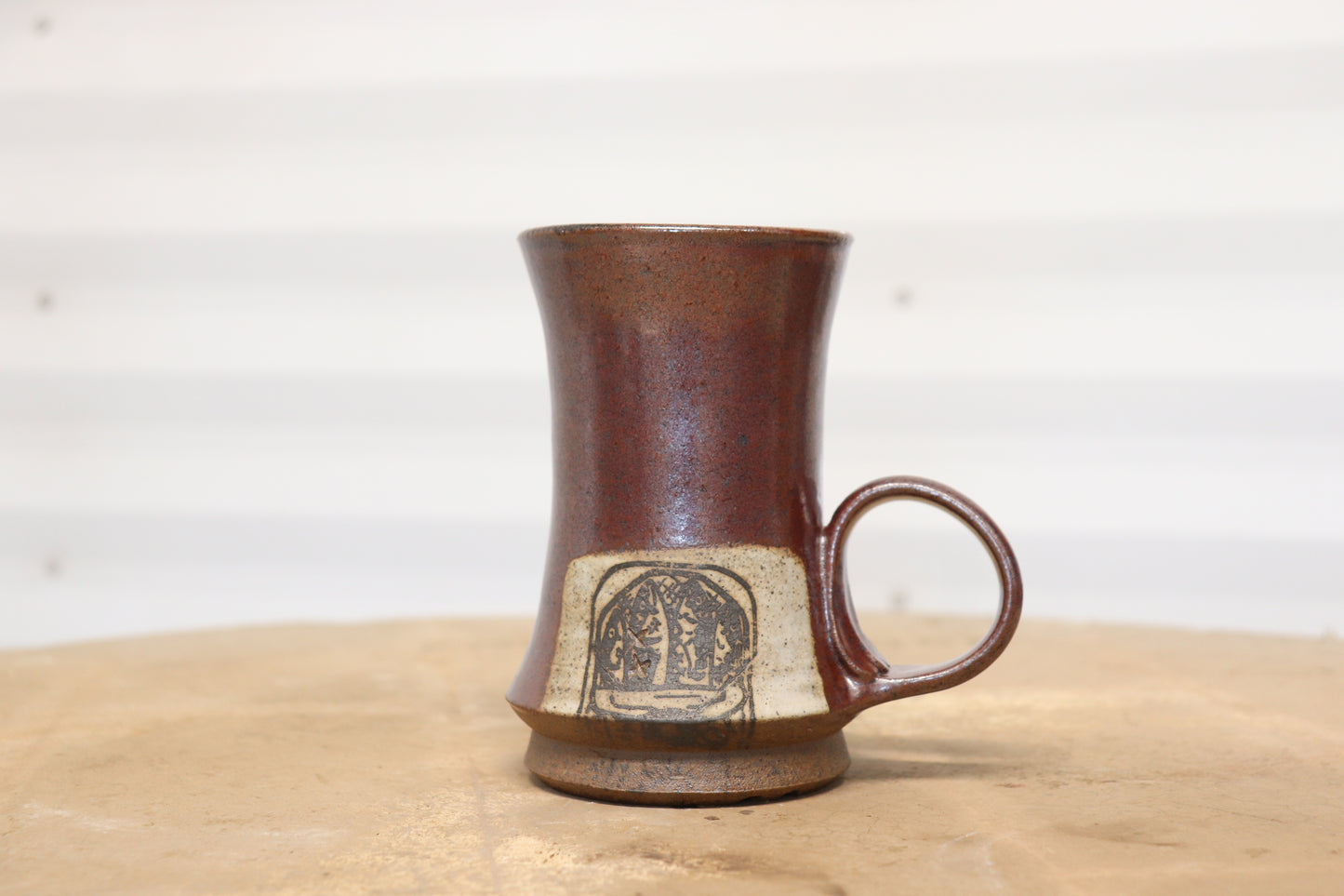 Tinned Fish Mug - Deer Bone Ash Glaze