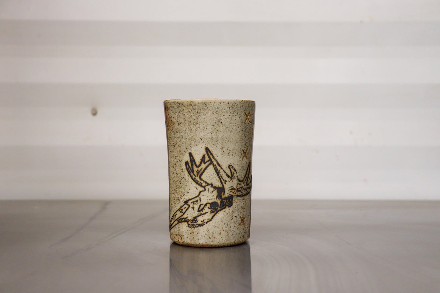 Tumbler - Moose Skull