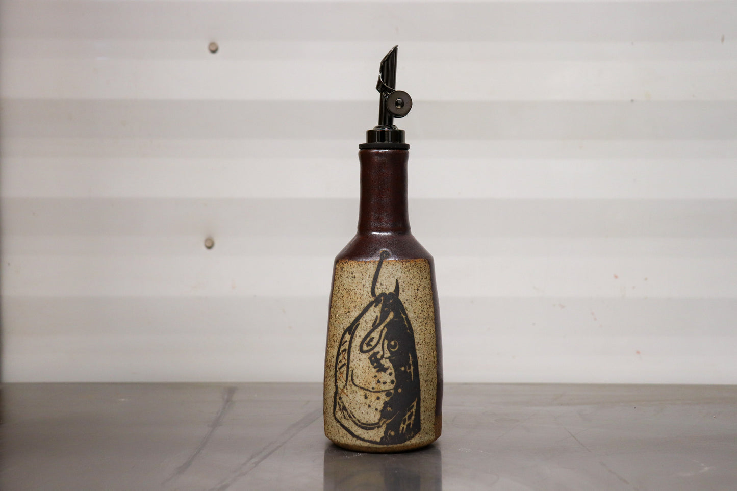 Oil Bottle - Fish Head