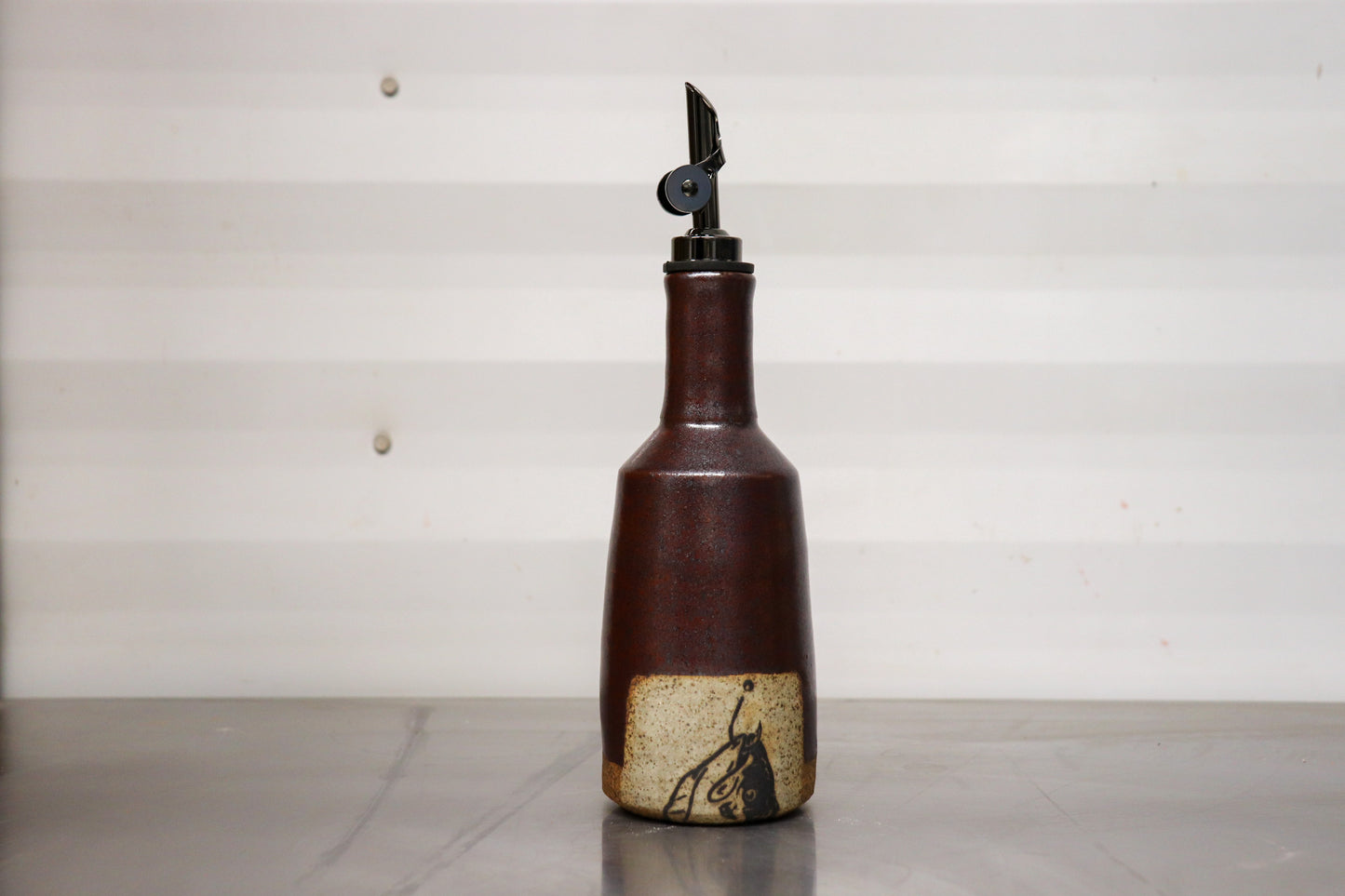 Oil Bottle - Fish Head