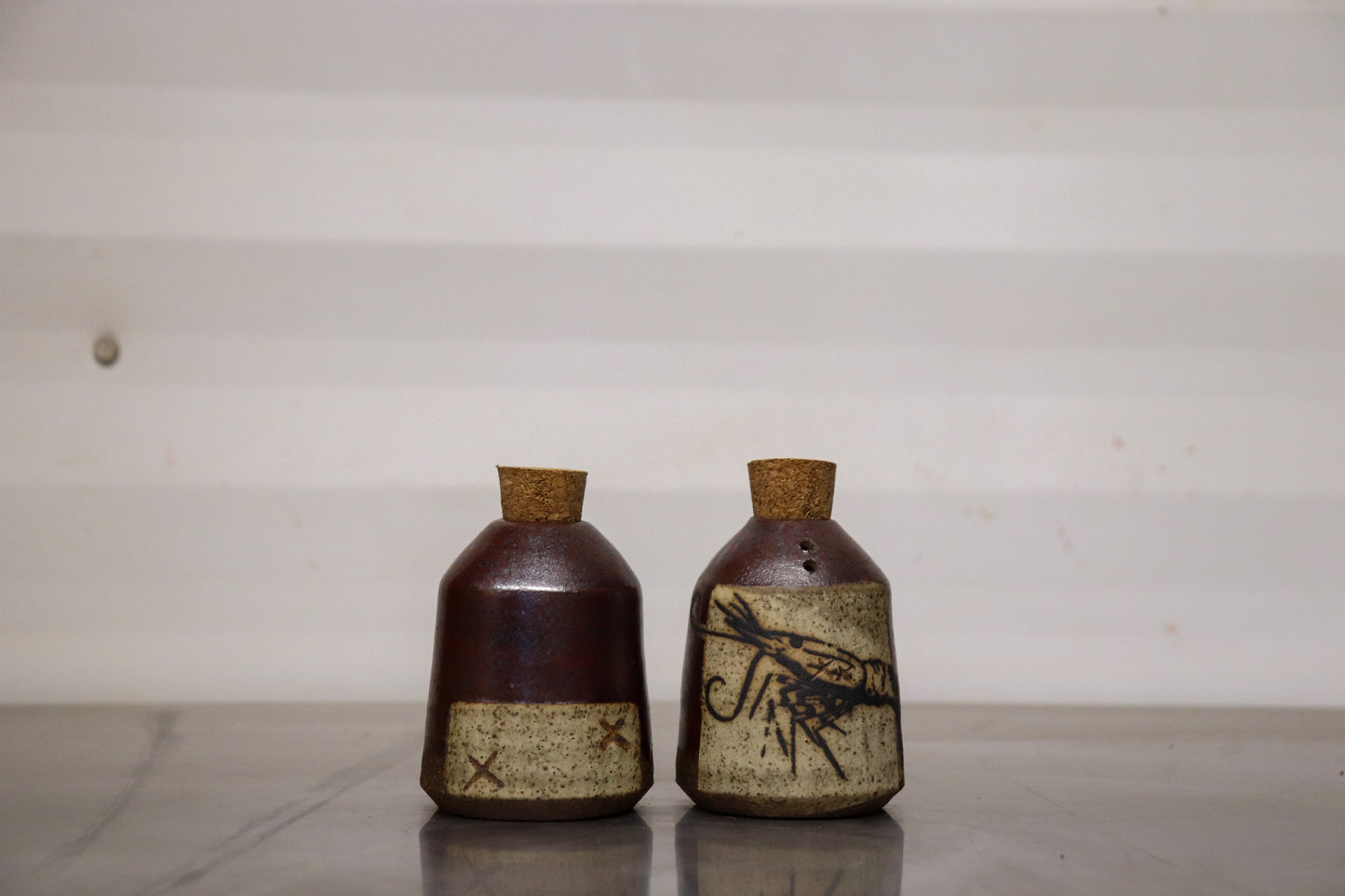 Salt & Pepper Shakers - Spot Prawn