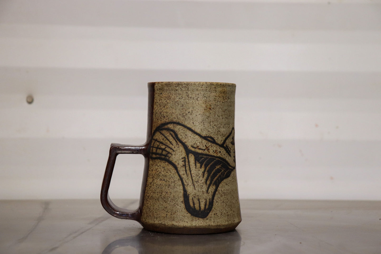 Wide Base Mug - Lobster Mushroom