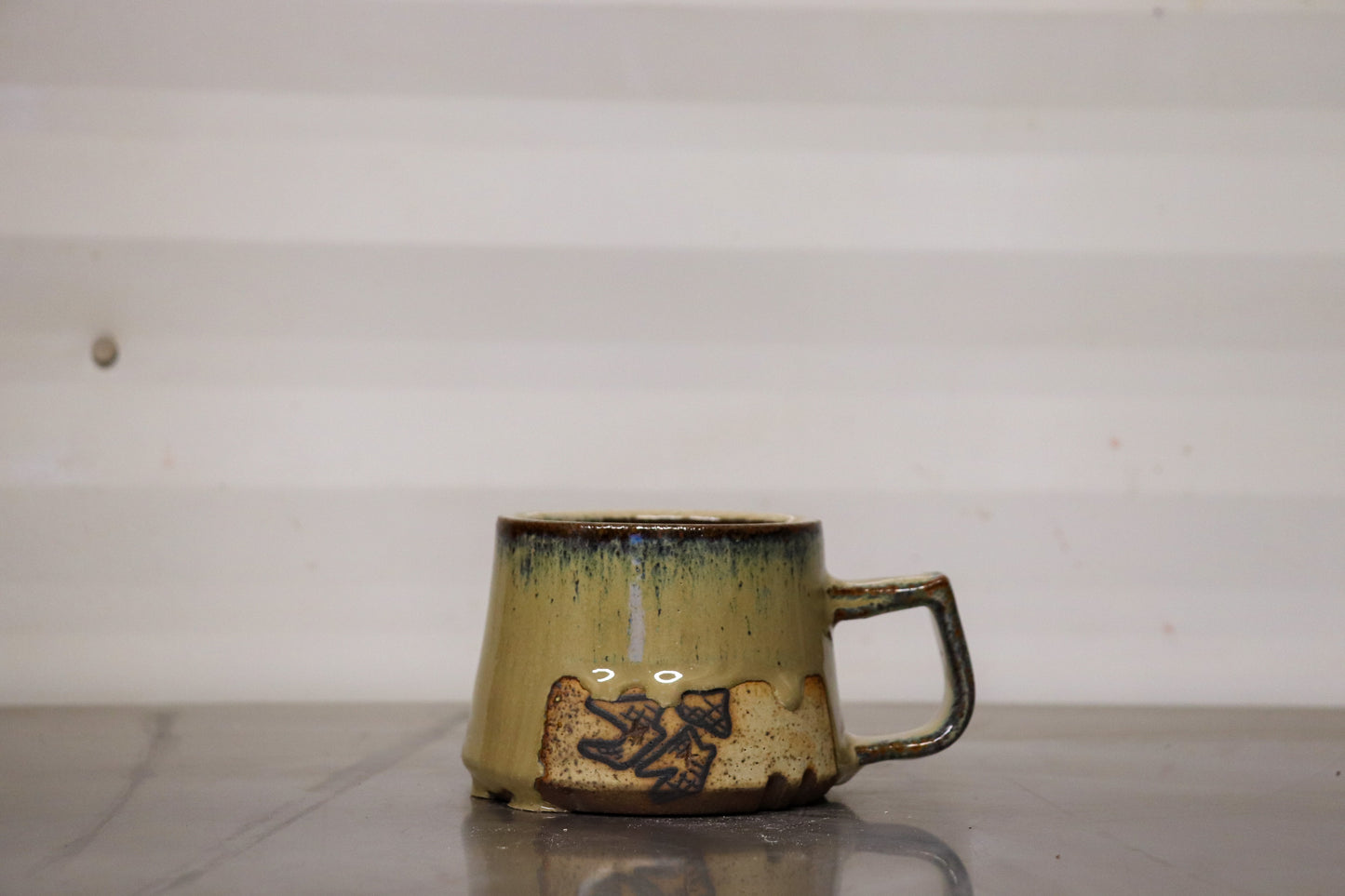 Shortie Mug - Coyote Skull