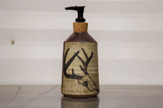 Soap Dispenser - Whitetail Deer Skull
