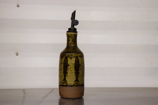 Oil Bottle - Mackerel + Diamonds