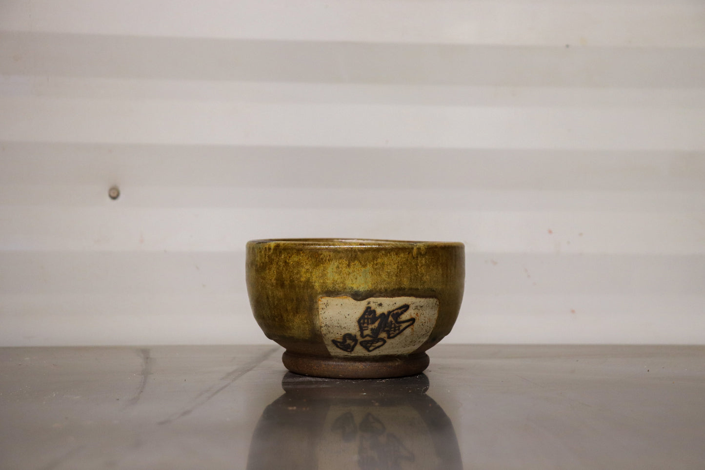 Rounded Bowl - Moose Skull