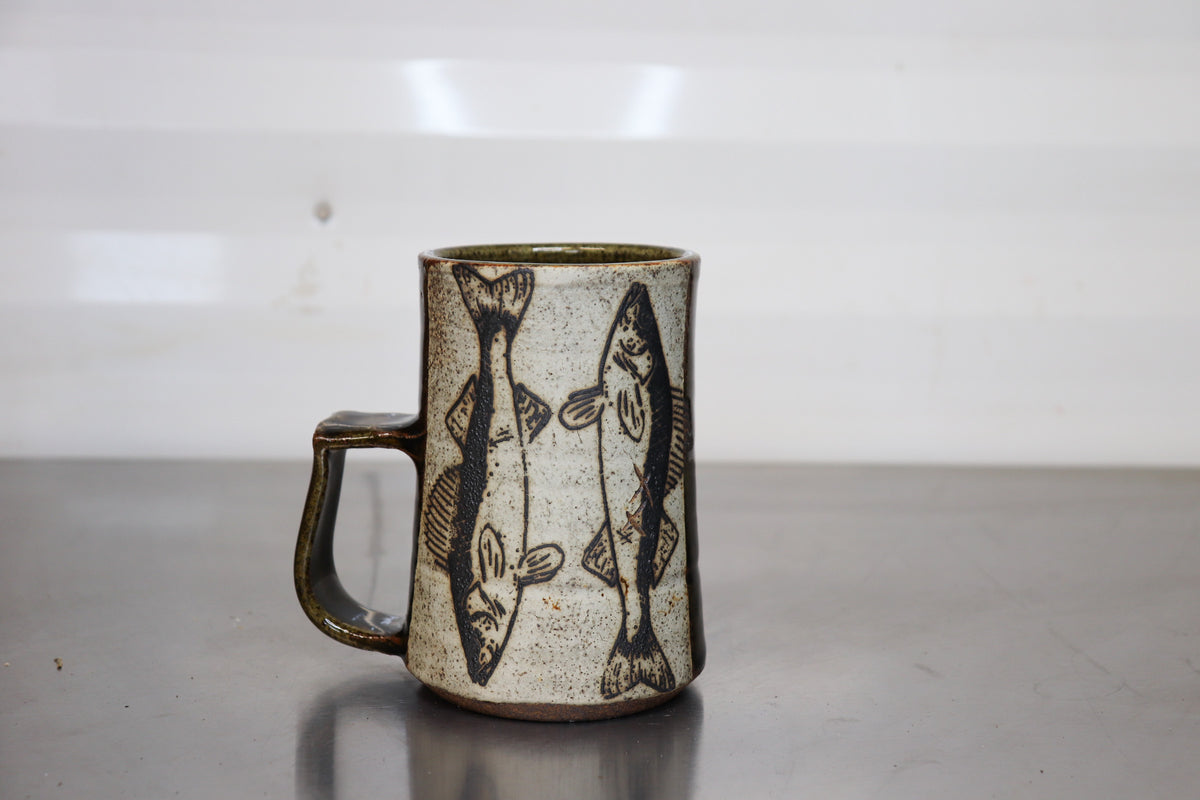 Wide Base Mug - Walleye