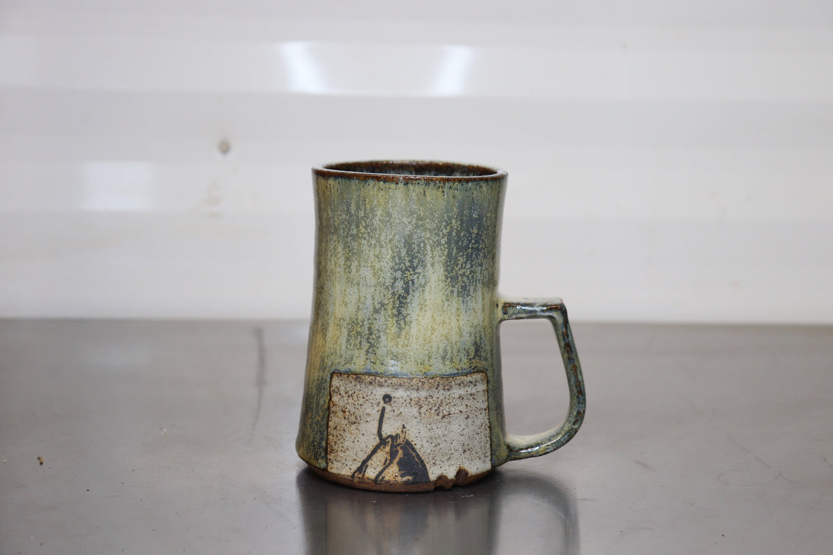 Wide Base Mug - Fish Head