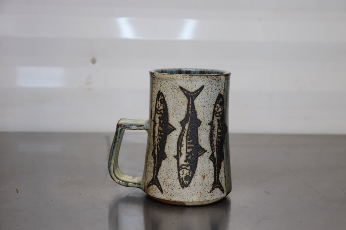 Wide Base Mug - Mackerel