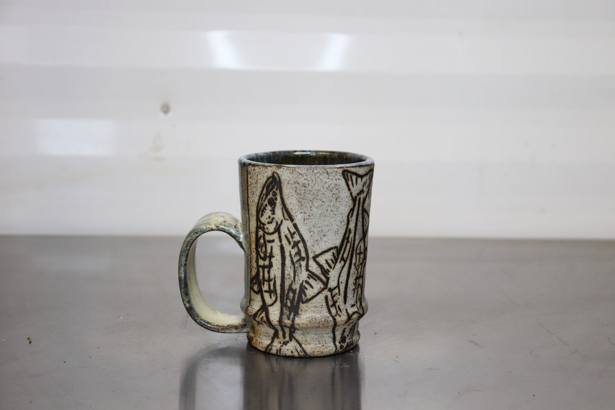 Pedestal Mug - Salmon