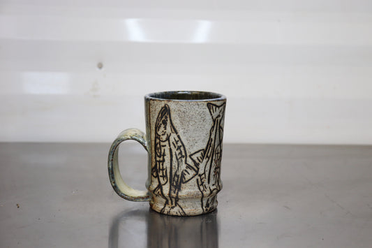 Pedestal Mug - Salmon