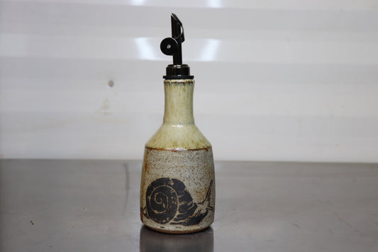 Mini Oil Bottle - Snail Lino Print