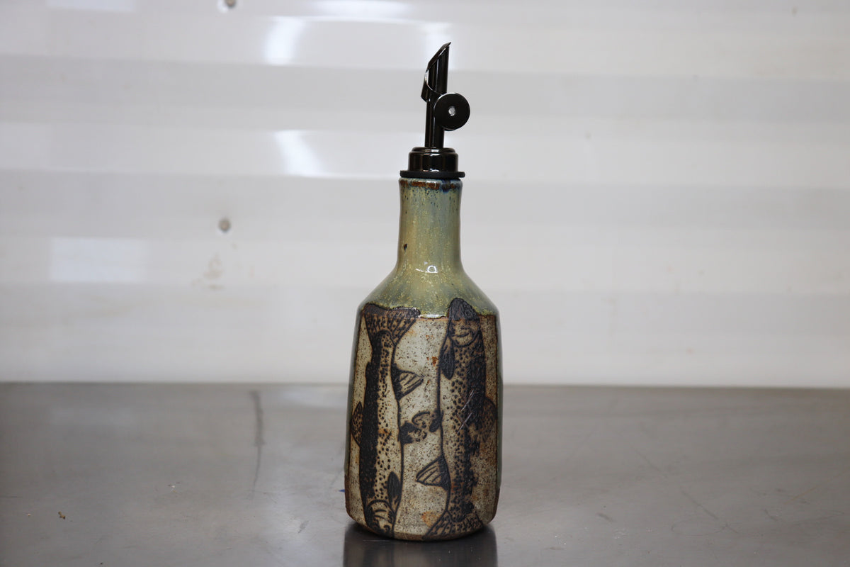 Oil Bottle - Rainbow Trout