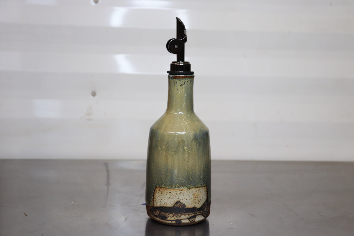 Oil Bottle - Rainbow Trout