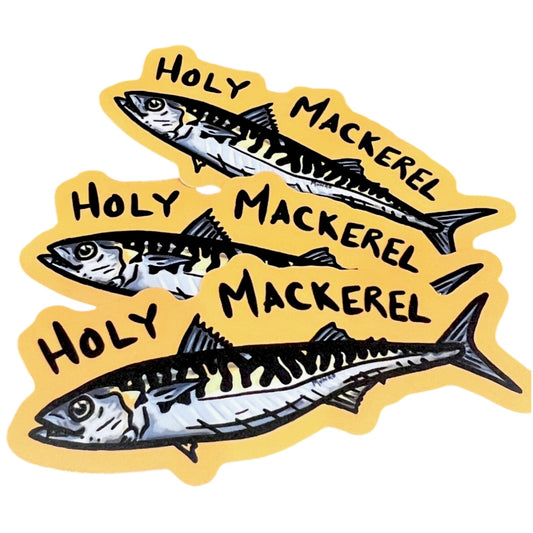 'Holy Mackerel' Sticker