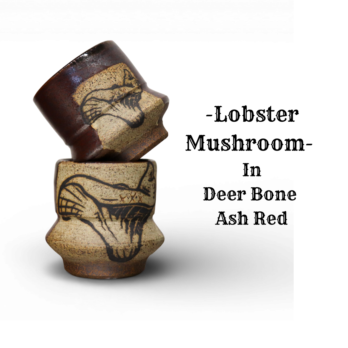 Short Tumbler Wine Cup - Mushroom/Floral