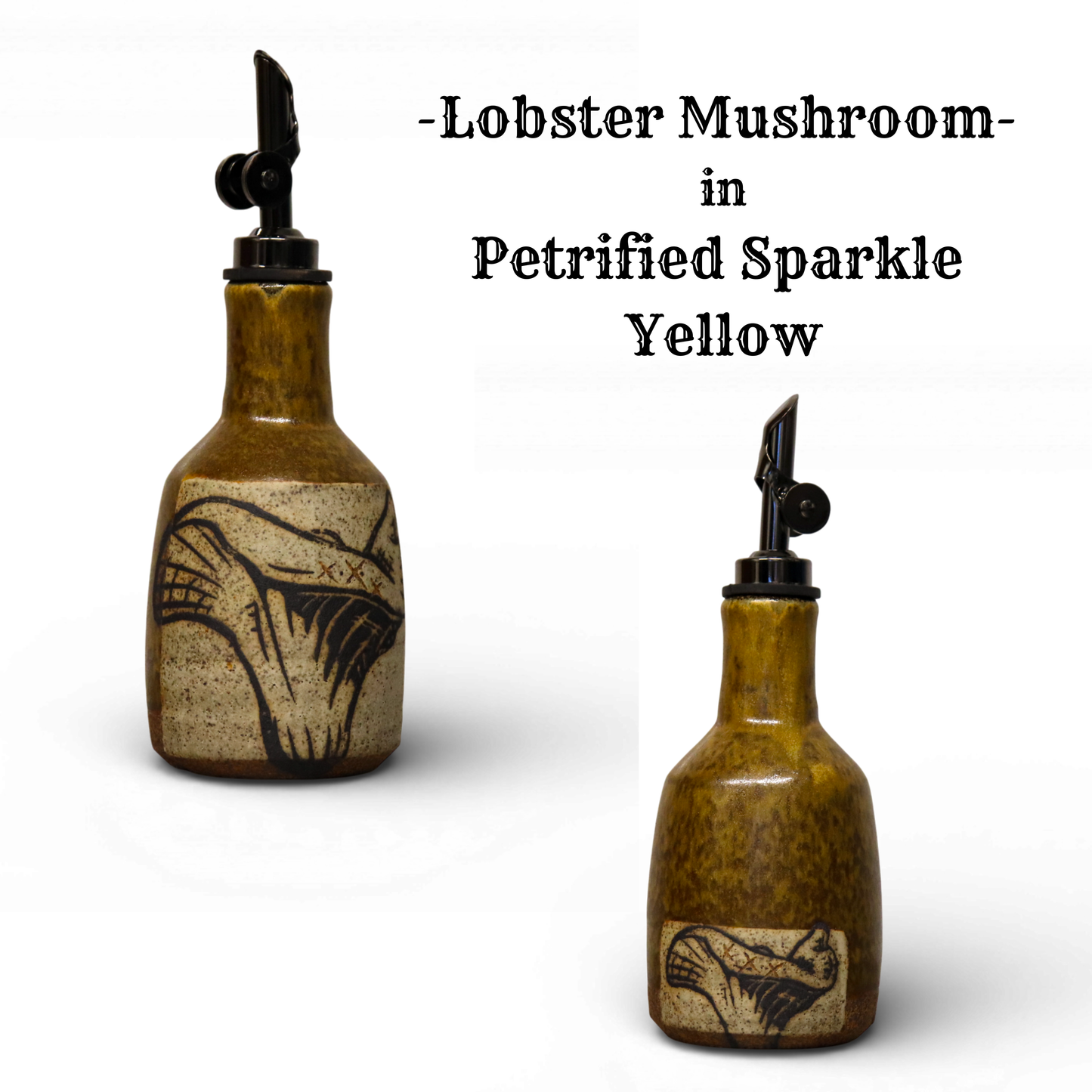 Mini Oil Bottle - Mushroom/Floral - Presale